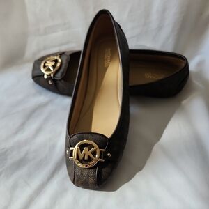 Michael Kors Fulton Studded Logo Mocassin Flats